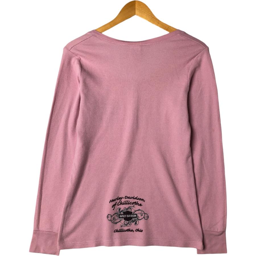 古着 00年代 ハーレーダビッドソン ヘンリーネック サムホール付き  