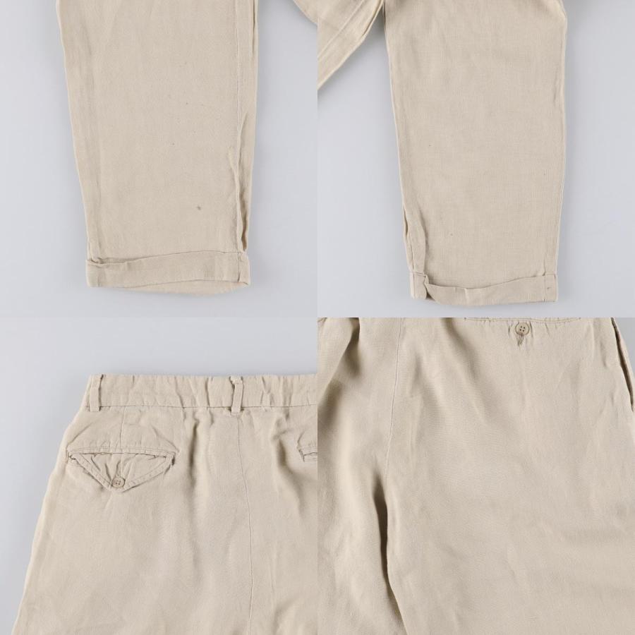 RALPH LAUREN リネンパンツ 32×30 ラルフローレン リネン 古着 ラルフローレン Ralph Lauren POLO by Ralph Lauren リネン