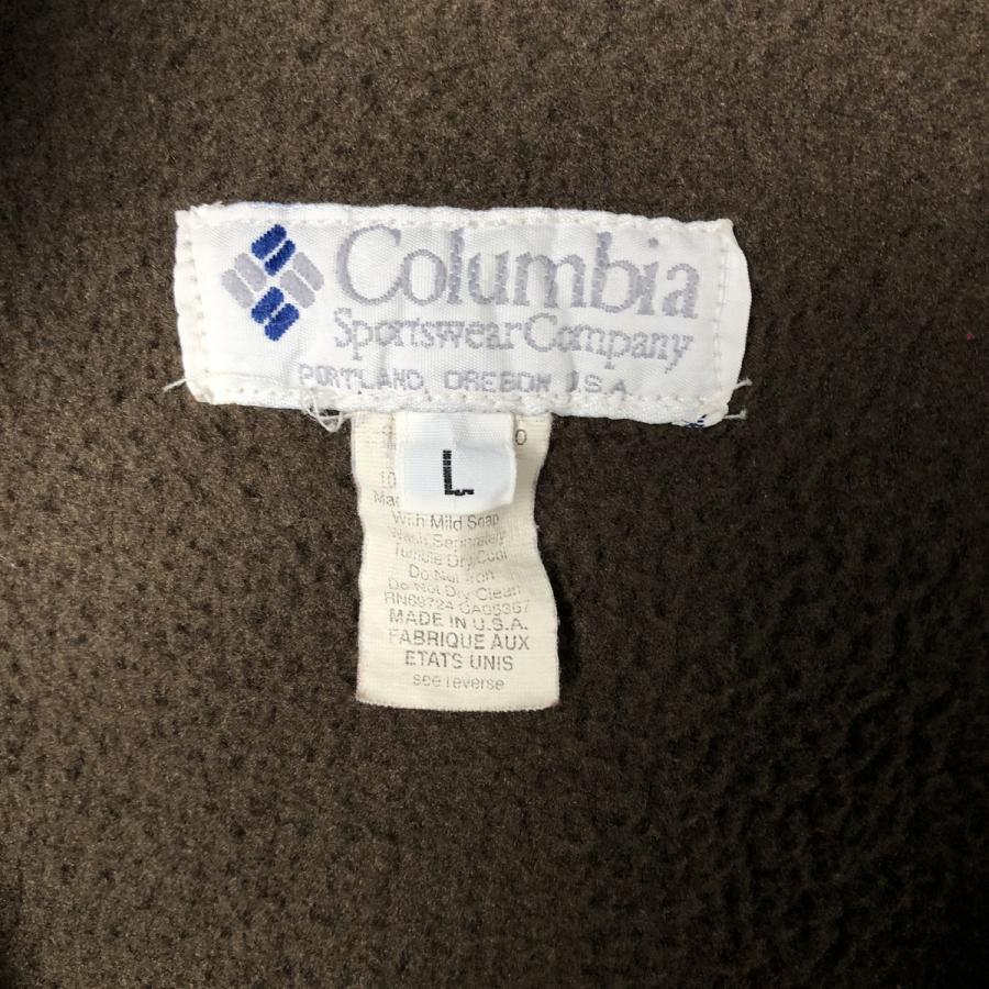 古着 90年代 コロンビア Columbia 白タグ ハーフジップ フリースプルオーバーパーカー USA製 メンズL相当 ヴィンテージ /eaa558744 | Columbia | 02