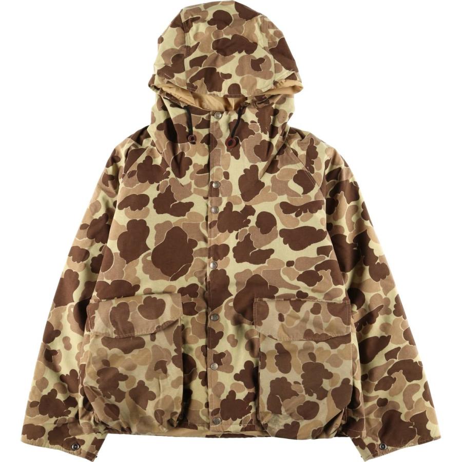 【美品】カベラス　ゴアテックス パーカー　アメリカ製　カモ柄迷彩 古着 70~80年代 カベラス Cabelas 迷彩柄 GORE-TEX ゴアテックス 中綿