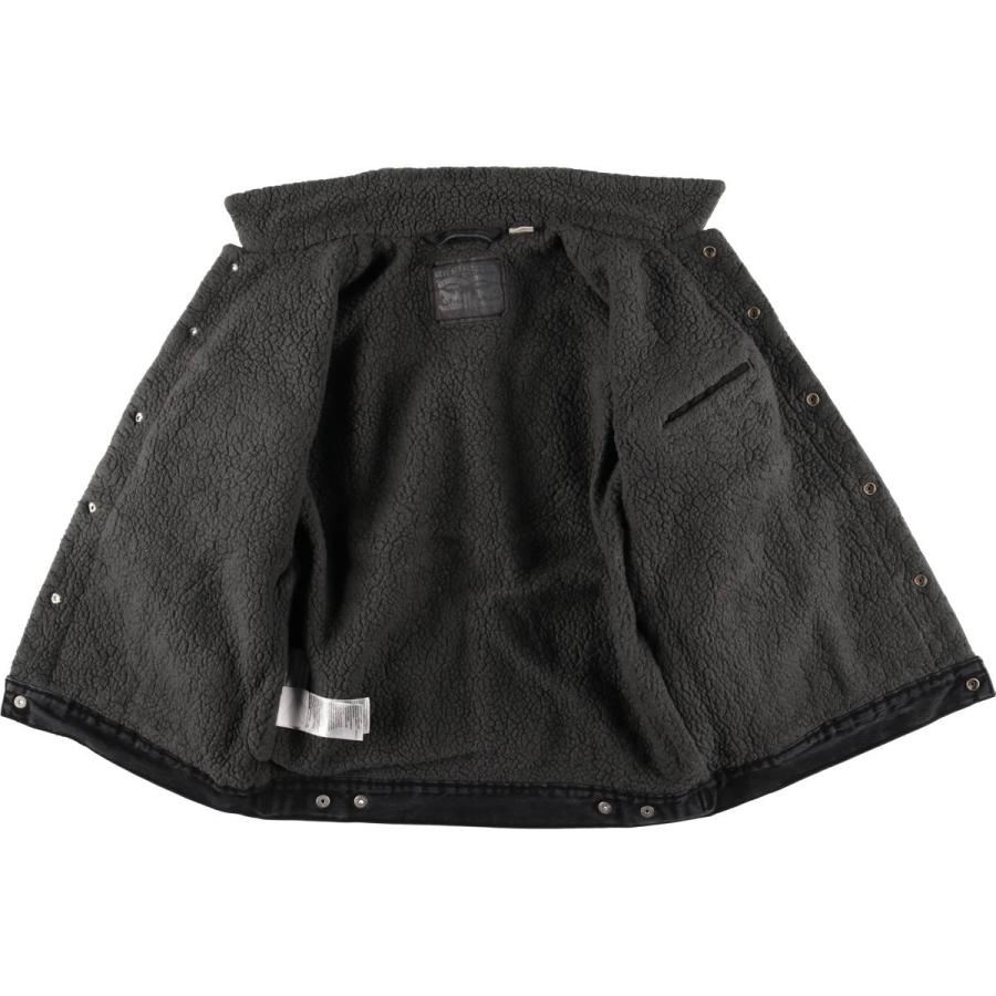 Levi's（リーバイス） 古着 ブラックデニムボアジャケット メンズM相当