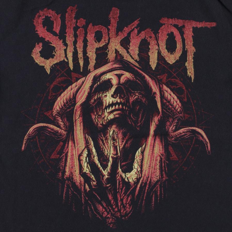 古着 SLIPKNOT スリップノット ドクロ柄 スカル柄 バンドTシャツ バンT