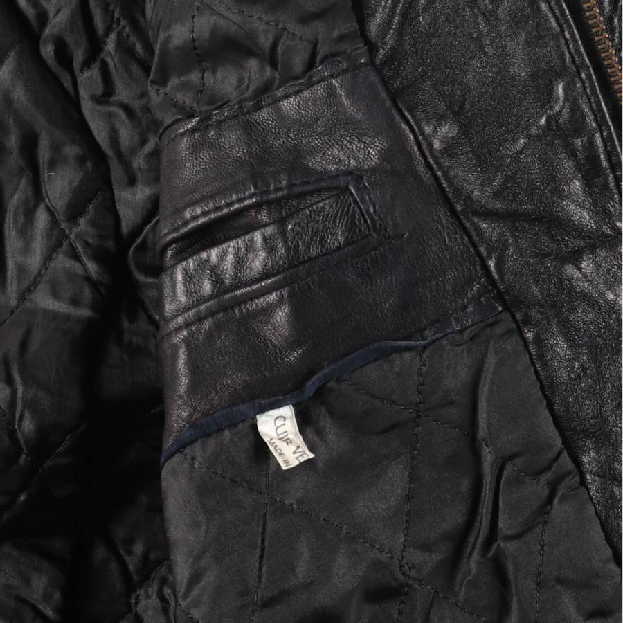 古着 レザーブルゾンタイプ フランス製 メンズL相当 /eaa559046 : 古着