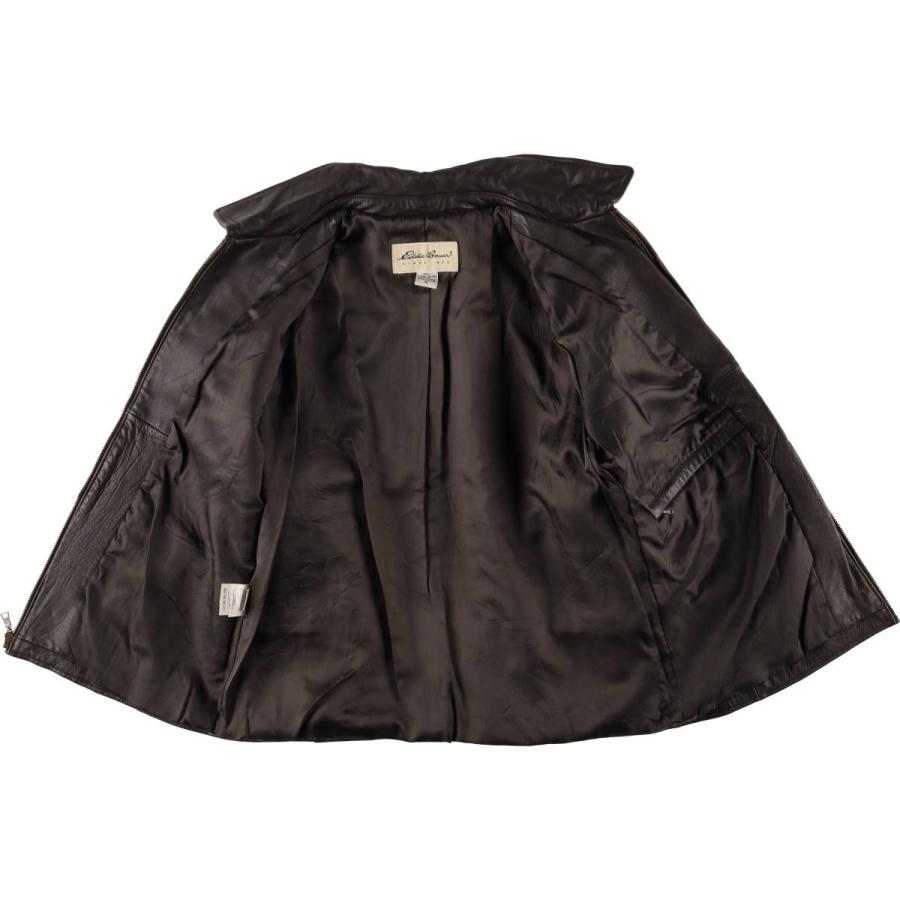 Eddie Bauer（エディーバウアー） 古着 スイングトップタイプ レザー