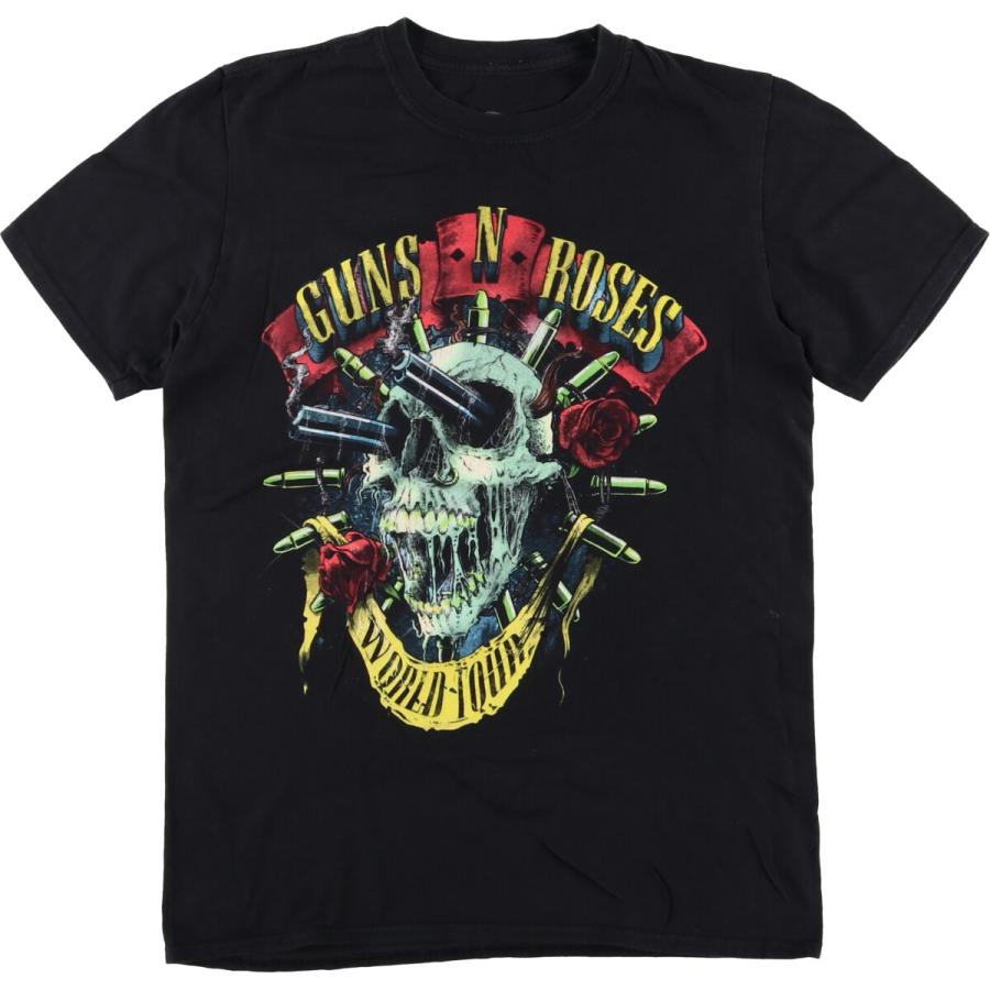 古着 GUNS N' ROSES ガンズアンドローゼズ ドクロ柄 スカル柄