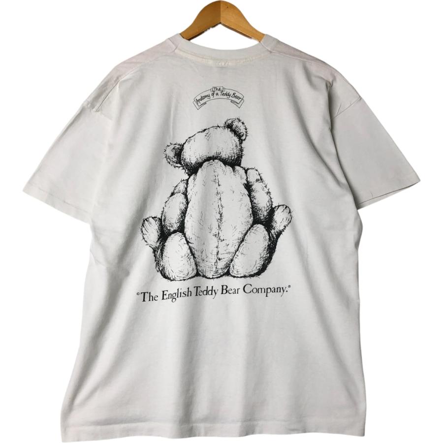 古着 90年代 THE ENGLISH TEDDY BEAR COMPANY テディベア プリントT