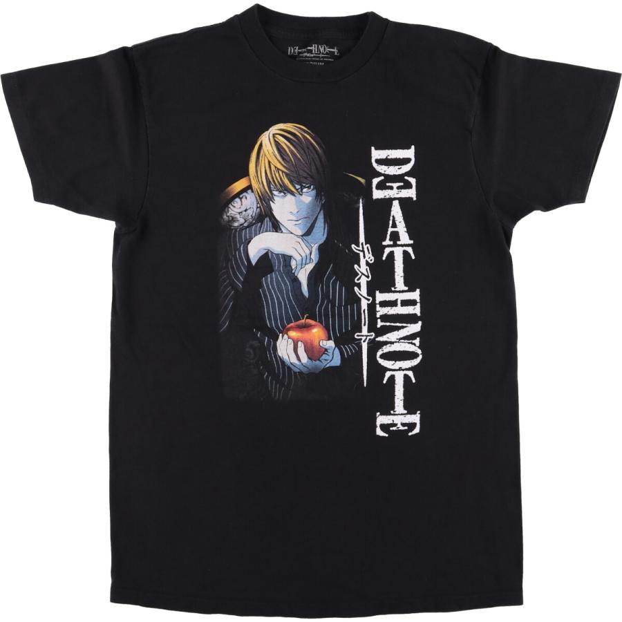 古着 DEATH NOTE デスノート アニメ キャラクタープリントTシャツ  