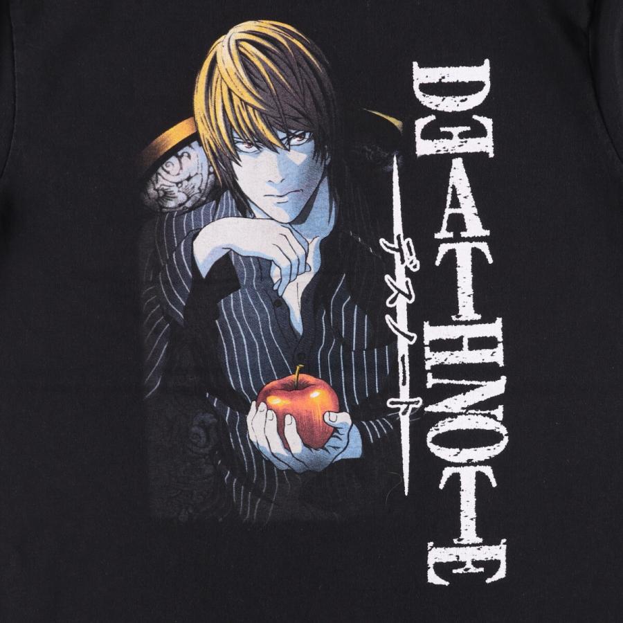 古着 DEATH NOTE デスノート アニメ キャラクタープリントTシャツ  