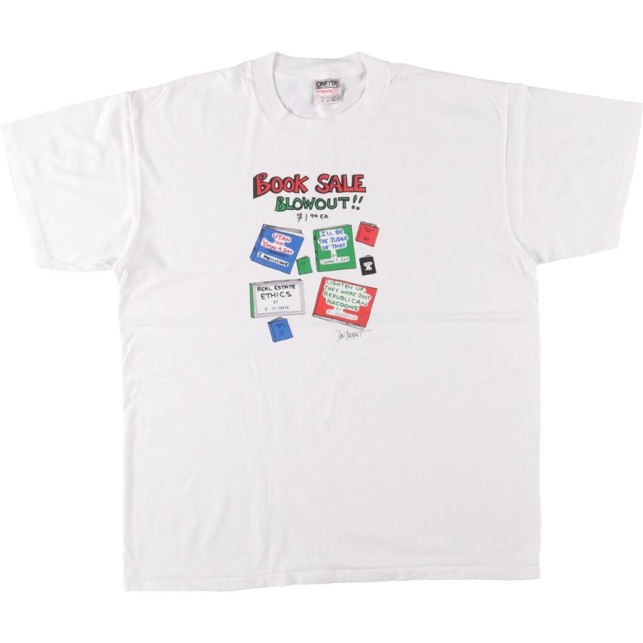 古着 90年代 オニータ ONEITA プリントTシャツ メンズXL相当
