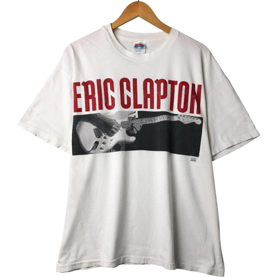 Eric Clapton Tシャツ （90s USA製 Hanes） 古着 90年代 ヘインズ HANES ERIC CLAPTON エリッククラプトン