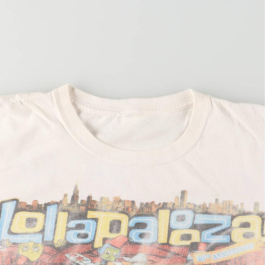 古着 LOLLAPALOOZA ロラパルーザ 2011 バンドTシャツ バンT メンズL