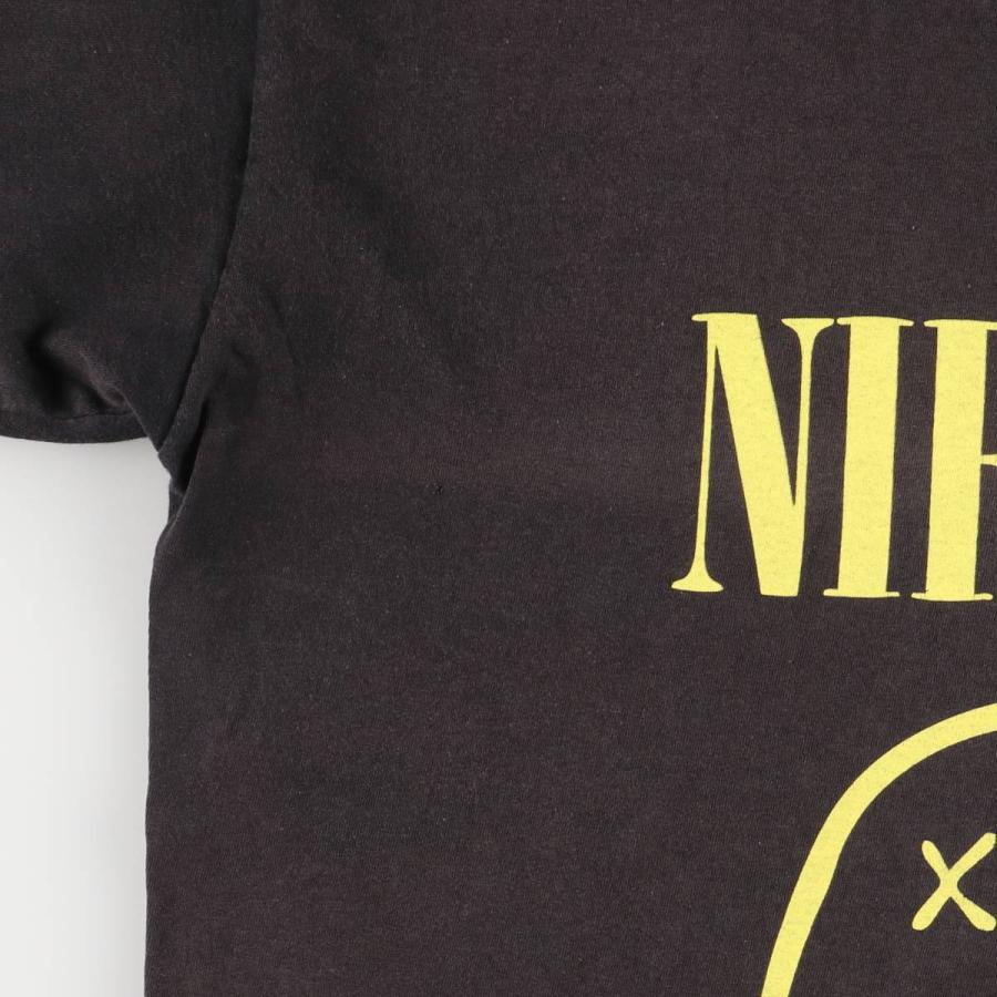 NIRVANA サークル FRUIT OF THE LOOM 黒Tシャツ NIRVANA サークル FRUIT OF THE LOOM 黒Tシャツ