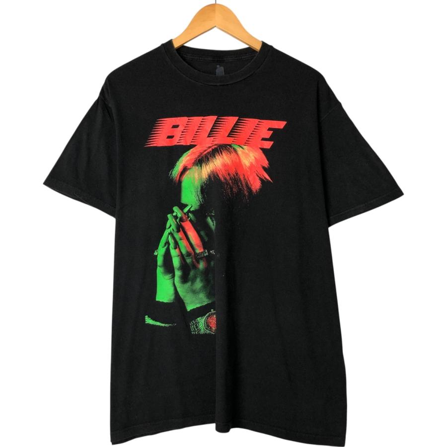 希少☆US古着【ビリーアイリッシュ/ロックTバンT バンドTシャツ】メンズXL程 希少☆US古着【ビリーアイリッシュ/ロックTバンT バンドTシャツ