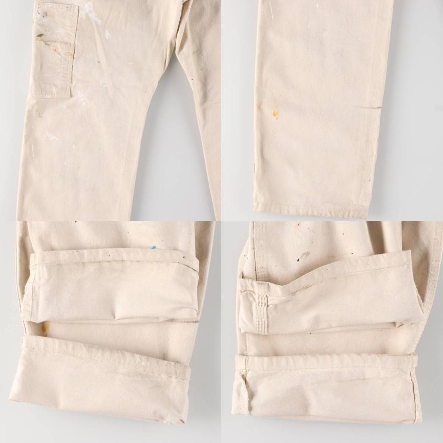 Dickes ペンキペインターパンツ ディッキーズ 白 ペイントダメージ W89 Dickes ペンキペインターパンツ ディッキーズ 白 W89 nina de