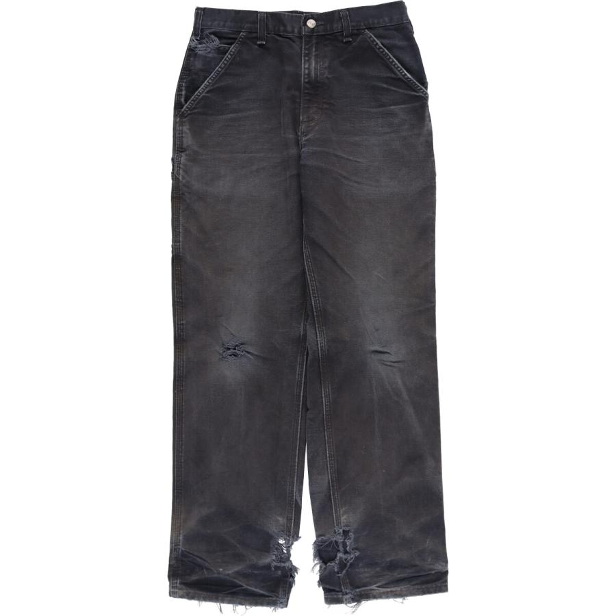 【即日配送】カーハート carhartt ペインターパンツ　ブラック 雰囲気抜群 Carhartt 古着 カーハート ダックペインターパンツ メンズw30