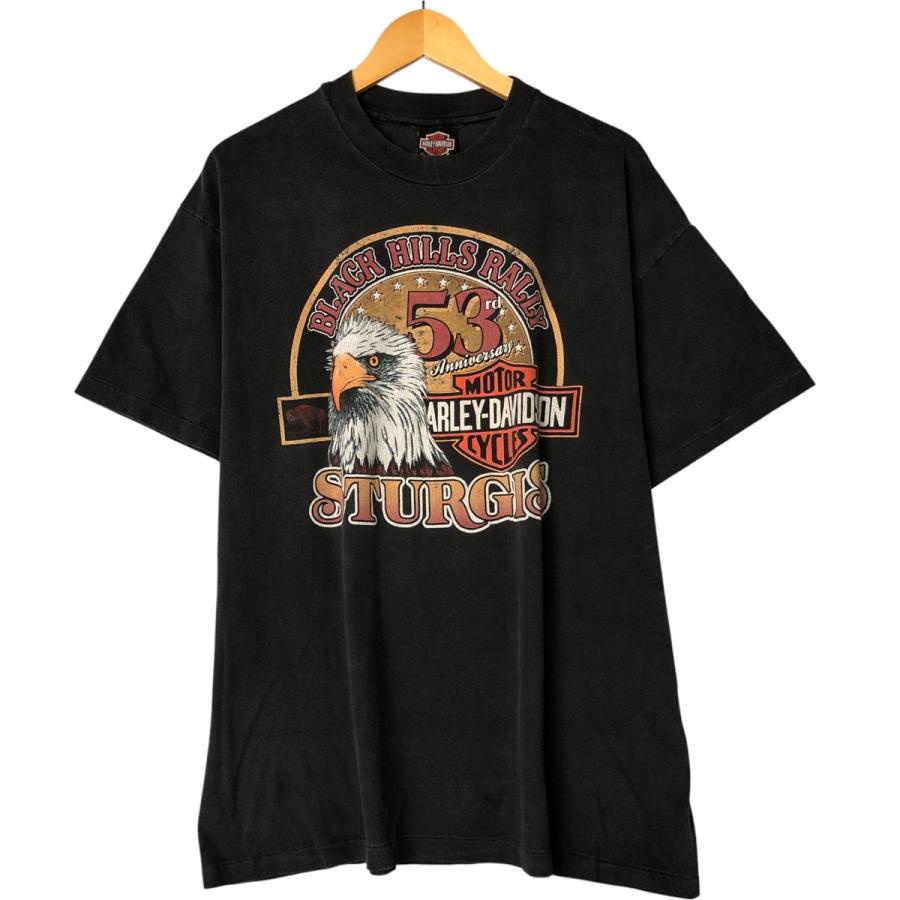 古着 90年代 ハーレーダビッドソン Hanes BEEFY-T 鷲柄 モーター 
