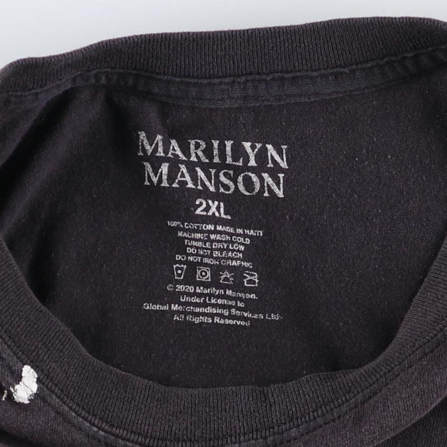 マリリン・マンソン②Marilyn Manson 古着Tシャツ ロックバンドT 古着 90s Marilyn Manson 「Sex Drugs and Rock&Roll」 ツアー