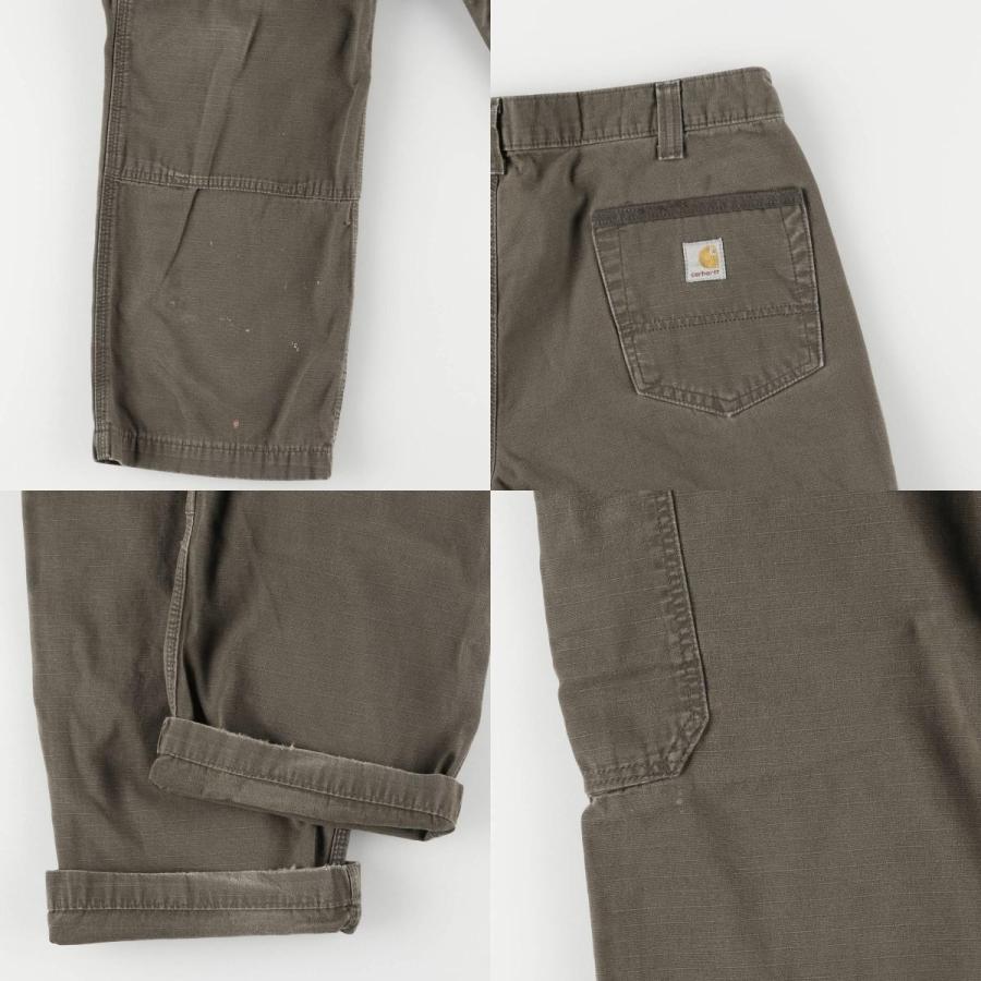 古着 Carhartt 38×34 カーハート ダック パンツ tch577 Carhartt（カーハート） 古着 ダブルニー ダック リップストップ