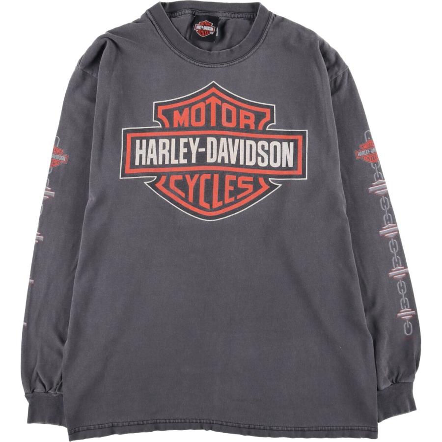ハーレーダビットソン　ロンT 古着 ハーレーダビッドソン Harley-Davidson ロングTシャツ ロン