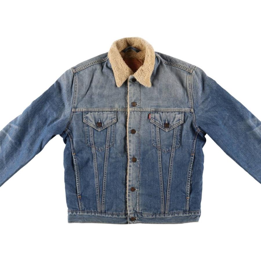 古着 00年代 リーバイス Levi's 71500-0487 ユーロモデル デニムボアジャケット メンズL相当 /eaa560930 Levi's（リーバイス） 古着 00年代 Levi's 71500-0487 ユーロモデル