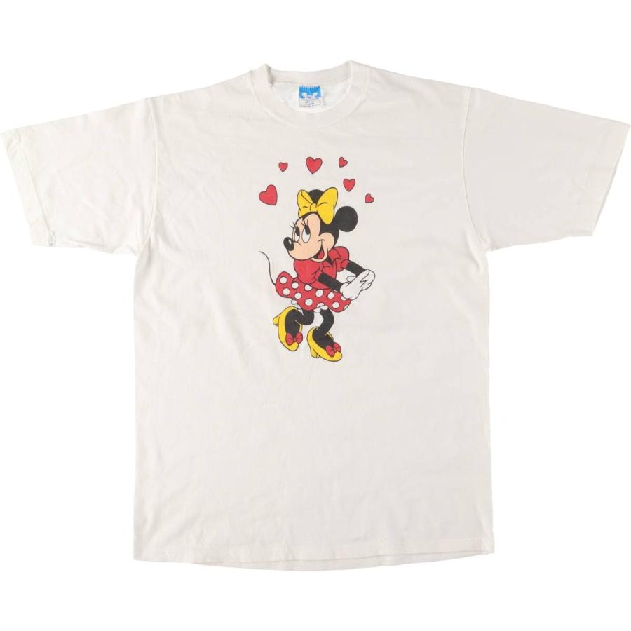 古着 90年代 DISNEY WEAR MINNIE MOUSE ミニーマウス キャラクタープリントTシャツ USA製 メンズM相当 ヴィンテージ /eaa565931 古着 90年代 ディズニー DISNEY MINNIE MOUSE ミニーマウス
