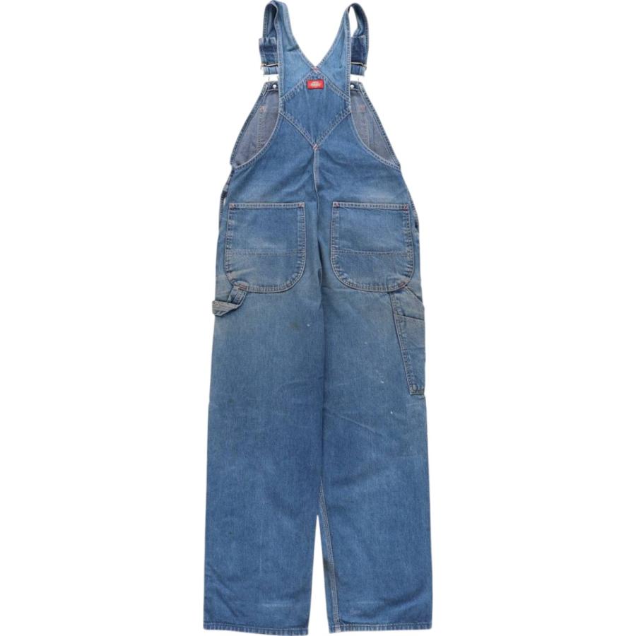 古着 ディッキーズ Dickies デニムオーバーオール メンズw35相当/eaa561544 Dickies（ディッキーズ） 古着 デニムオーバーオール メンズw35相当