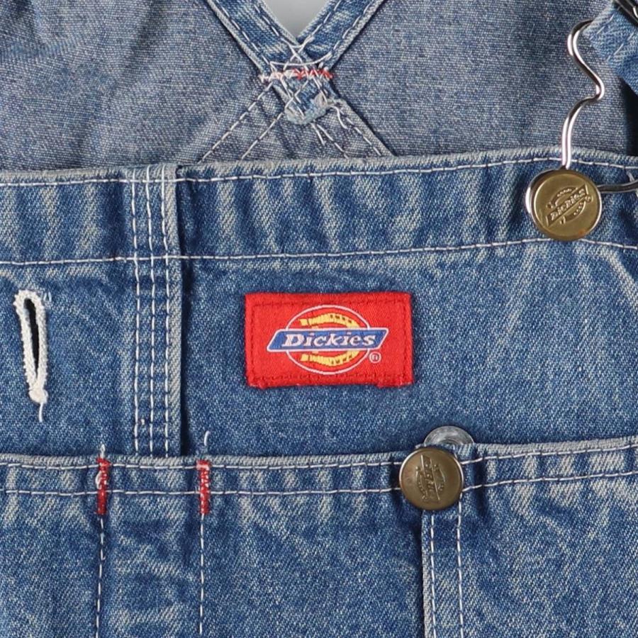 Dickies（ディッキーズ） 古着 デニムオーバーオール メンズw35相当
