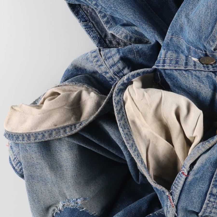 古着 ディッキーズ Dickies デニムオーバーオール メンズw35相当/eaa561544 Dickies（ディッキーズ） 古着 デニムオーバーオール メンズw35相当