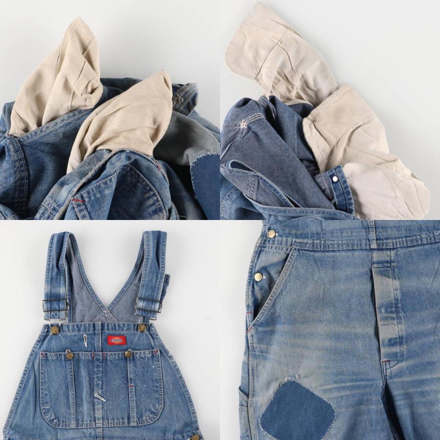 Dickies（ディッキーズ） 古着 デニムオーバーオール メンズw35相当