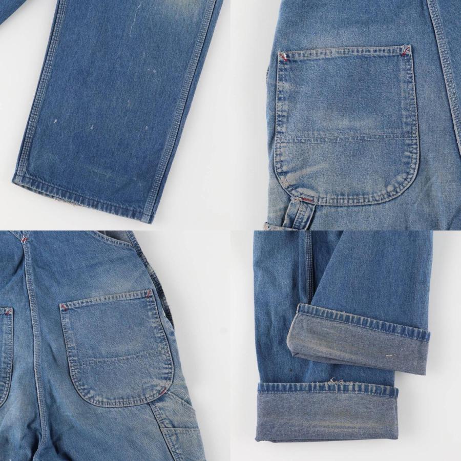 Dickies（ディッキーズ） 古着 デニムオーバーオール メンズw35相当