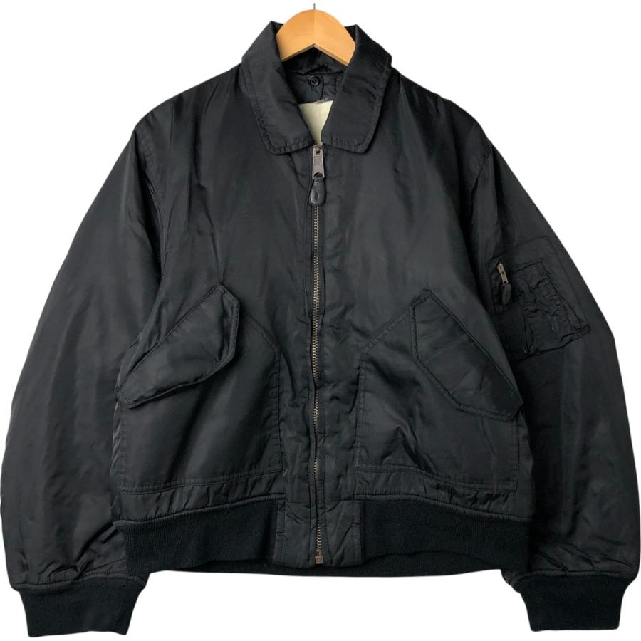 unknown　CWU-45P フライトジャケット　ブラック　民間品 HOUSTON / ヒューストン】CWU-45P FLIGHT JACKET / CWU-45P フライト