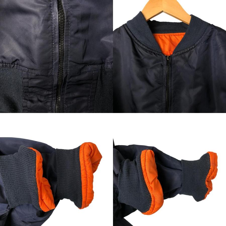 古着 90年代 民間品 アルファ ALPHA MA-1タイプ 中綿入り ミリタリー