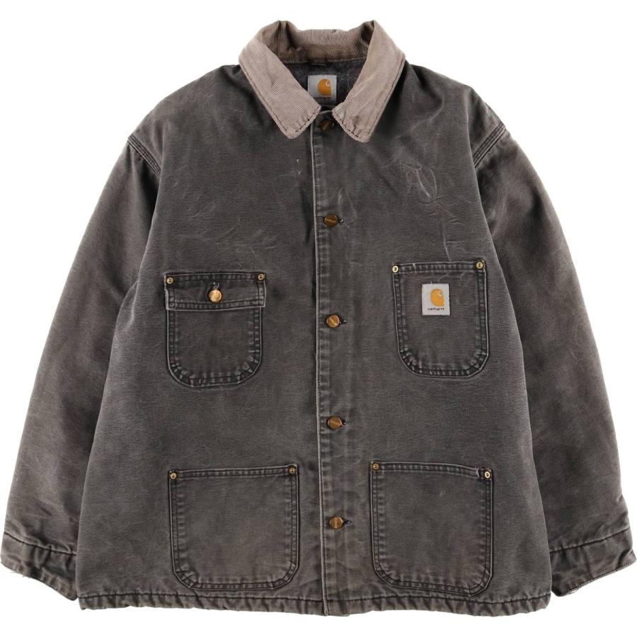 カーハート Carhartt ミシガンチョアコート カバーオール XL並 USA Carhartt 古着 カーハート ミシガンチョアコート ダックカバーオール