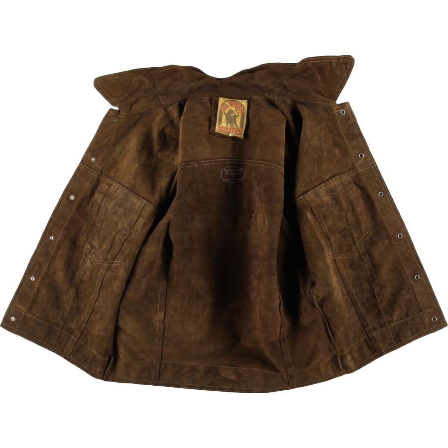 古着 ELTORO BRAVO スエードレザージャケット メンズM相当 /eaa562121