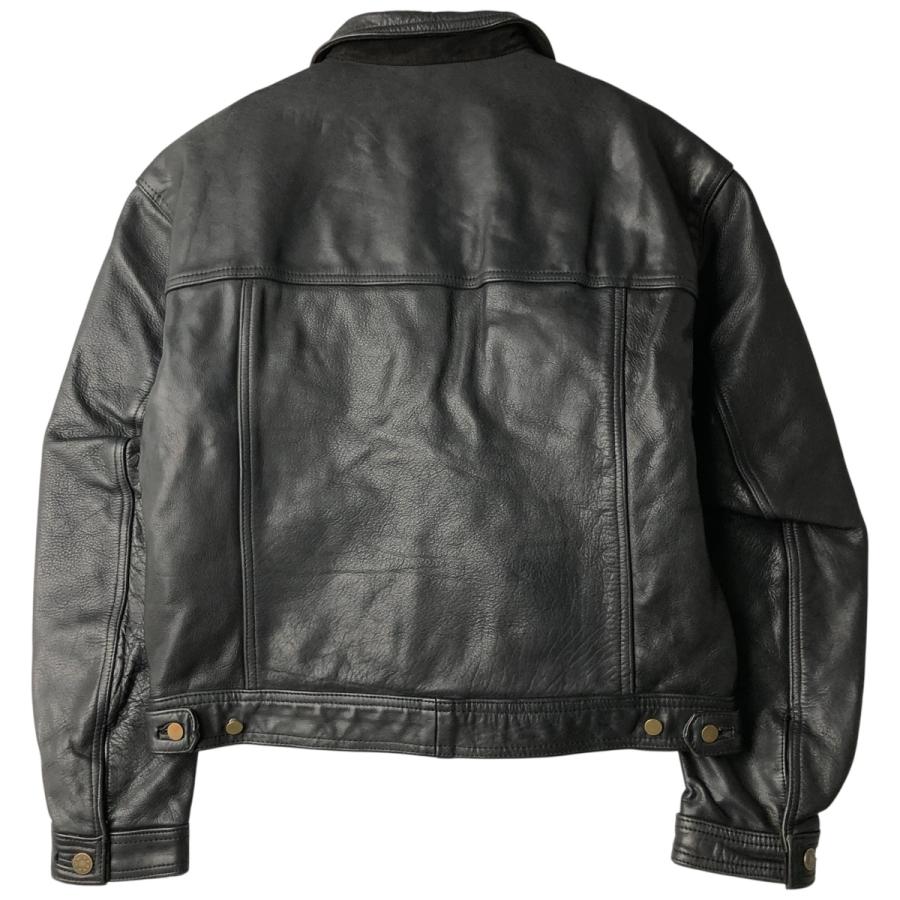 古着 Louis トラッカージャケット レザージャケット メンズL相当