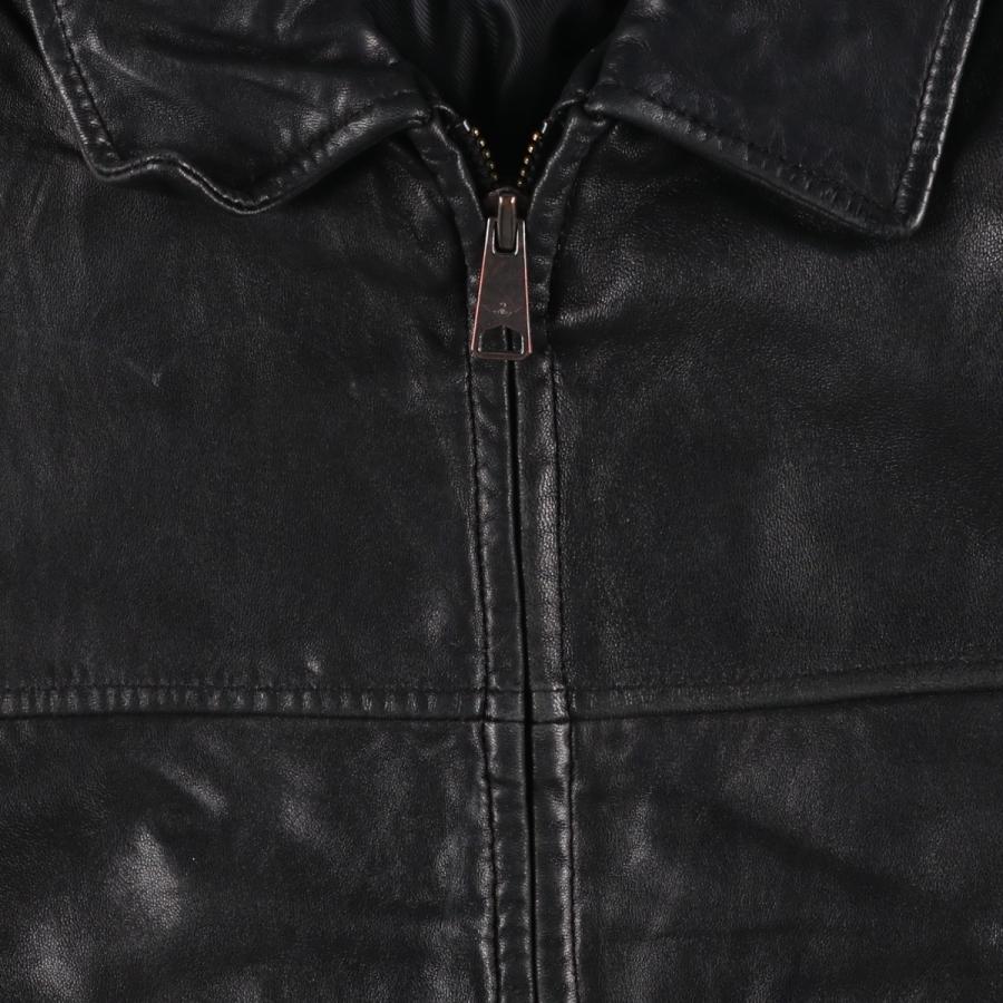 古着 ドッカーズ DOCKERS スイングトップタイプ 中綿入り レザー