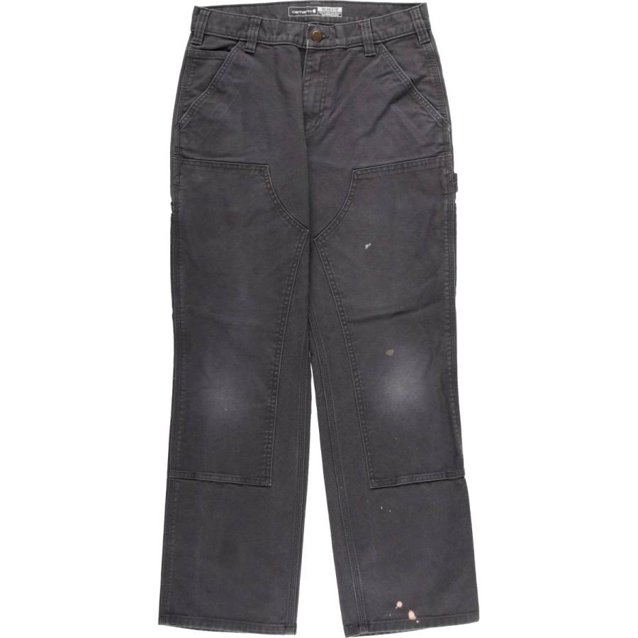 B 古着 Carhartt カーハート ダブルニー ペインターパンツ 30x32 古着 カーハート Carhartt ダブルニー ダックペインターパンツ