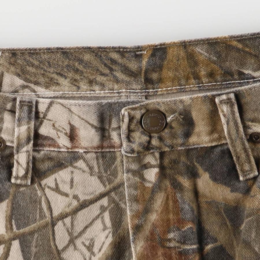 Wrangler 古着 ラングラー 迷彩柄 ダブルニー リアルツリーカモ