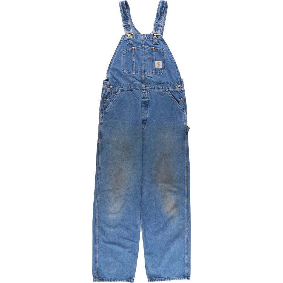 Carhartt 古着 00年代 カーハート デニムオーバーオール USA製 メンズ