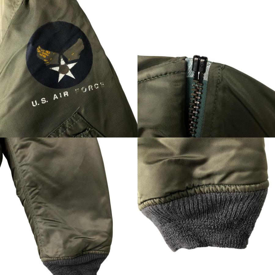 古着 民間品 BRENTS MA-1タイプ ミリタリー フライトジャケット メンズ