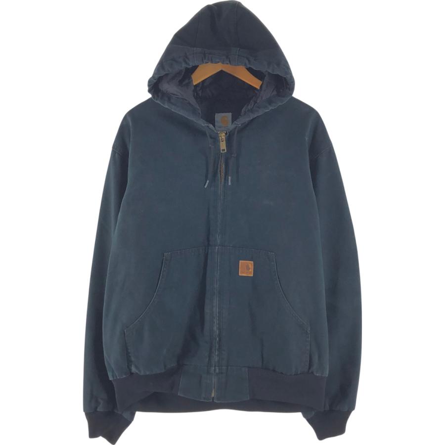 アクティブジャケット　フード付き　Carhartt 古着　ダークブラウン 楽天市場】Carhartt カーハート アクティブ ジャケット ルーズ
