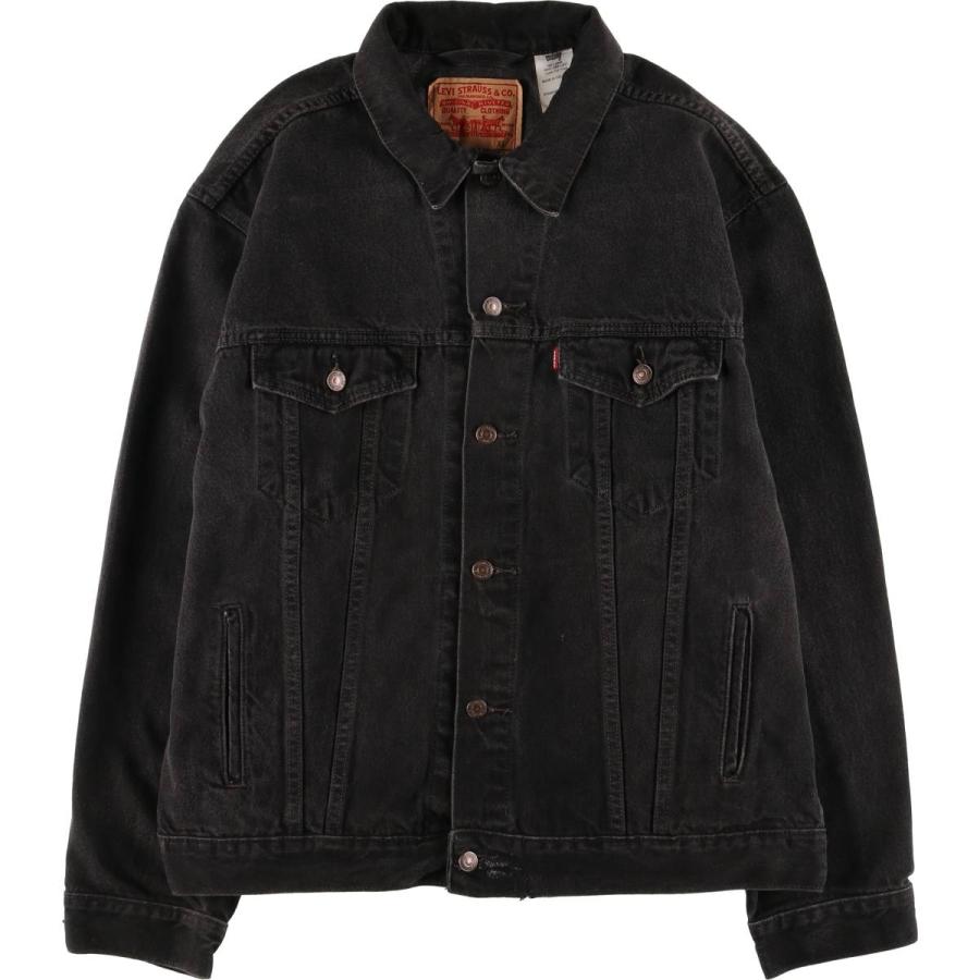 Levi's 古着 リーバイス 70507 STANDARD TRUCKER ブラック