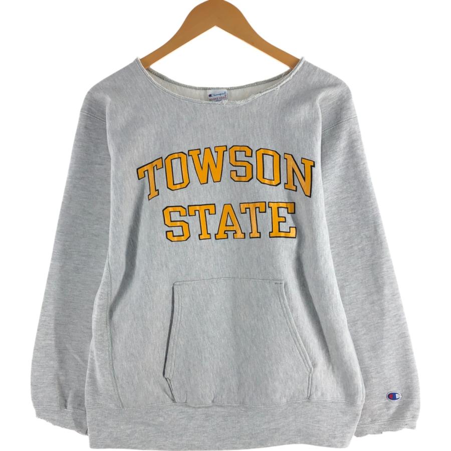 Champion 古着 90年代 チャンピオン リバースウィーブ 刺繍タグ カット