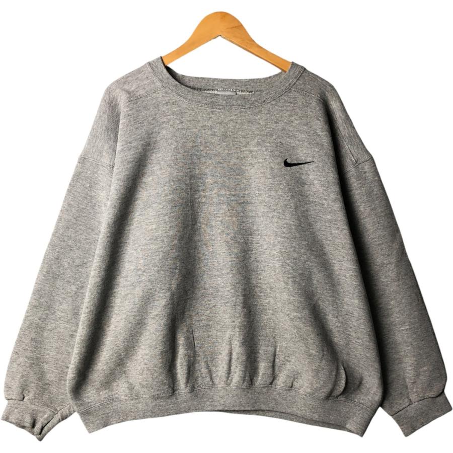 古着 90年代 ナイキ NIKE ワンポイントロゴスウェットシャツ トレーナー メンズL相当 ヴィンテージ/eaa562826 NIKE（ナイキ） 古着 90年代 ワンポイントロゴスウェットシャツ
