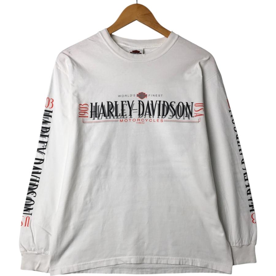 古着 ハーレーダビッドソン Harley-Davidson ロングTシャツ ロン