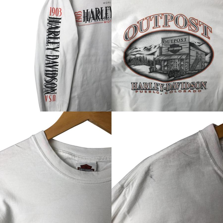 古着 ハーレーダビッドソン Harley-Davidson ロングTシャツ ロンT USA