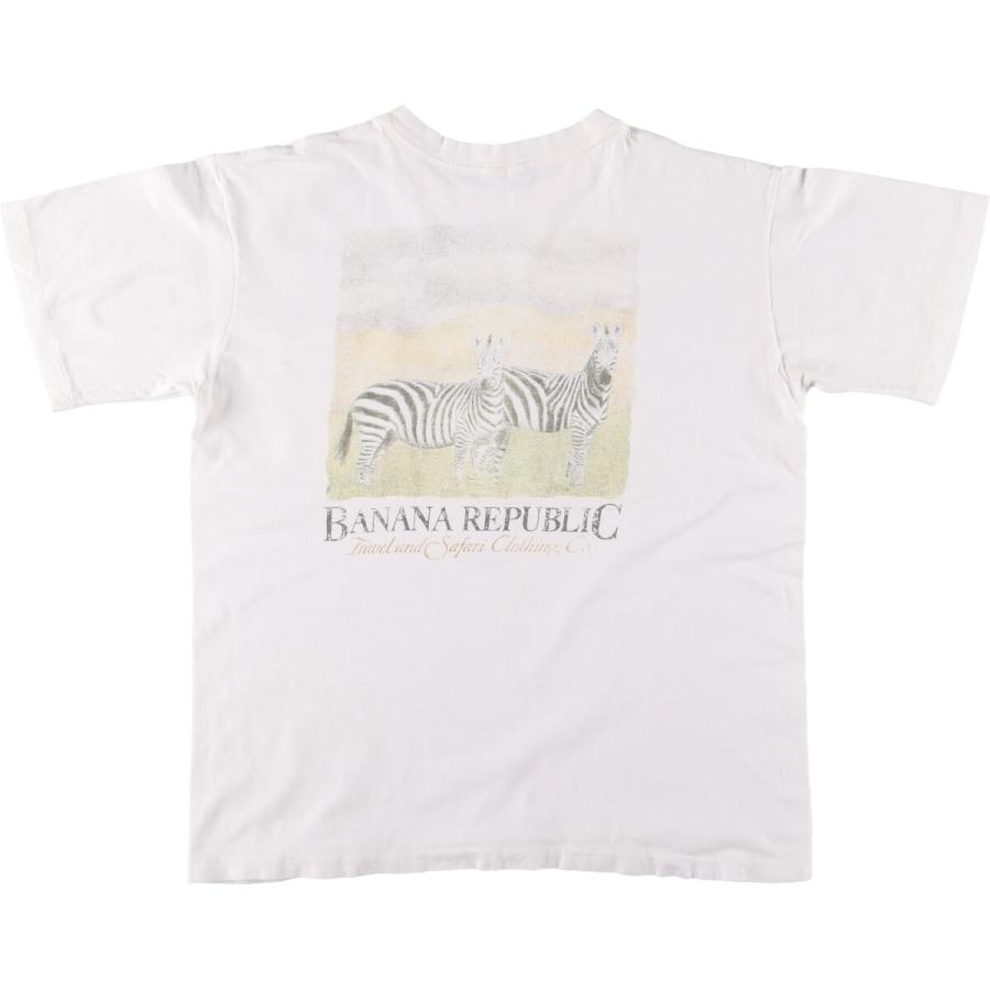 希少 バナナリパブリック sizeM犬 総柄 古着 シャツ 80-90年代 BANANA REPUBLIC（バナナリパブリック） 古着 90年代 アニマル柄 半袖