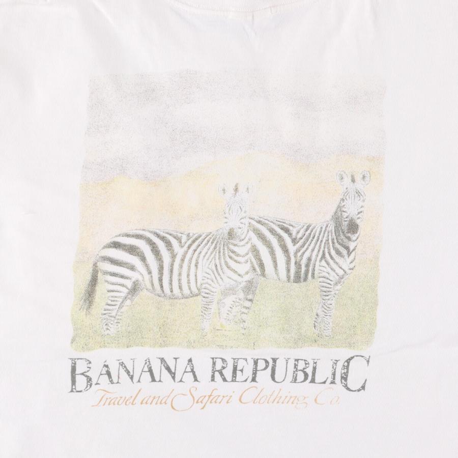 BANANA REPUBLIC（バナナリパブリック） 古着 90年代 アニマル柄 半袖