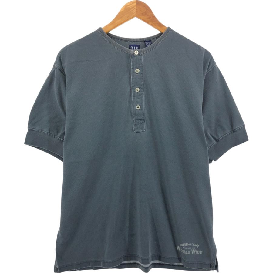 00s Gap オールドギャップ ヘンリーネック サーマルTシャツ