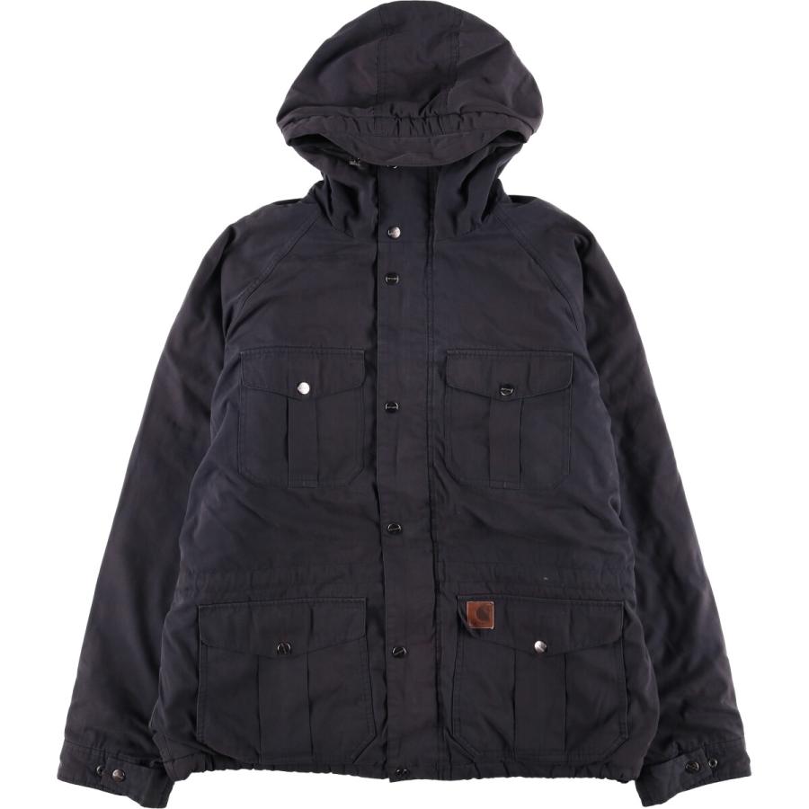 00s Carhartt 中綿ワークジャケット フード付 L Carhartt（カーハート） 古着 Carhartt MENTOR JACKET フード付き 中綿